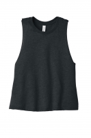 BELLA+CANVAS  &#174;  Women's Racerback Cropped Tank. BC6682