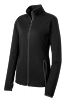 Sport-tek &#174; Ladies Sport-wick &#174; Stretch Contrast Full-zip Jacket