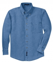 Port Authority &#174;  Long Sleeve Denim Shirt. S600