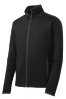 Sport-tek &#174; Sport-wick &#174; Stretch Contrast Full-zip Jacket