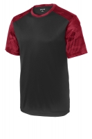 Sport-Tek &#174;  Youth CamoHex Colorblock Tee. YST371