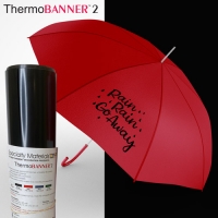 Black ThermoBANNER2 HTV Heat Transfer Vinyl - Polyester Backing