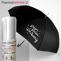 White ThermoBANNER2 HTV Heat Transfer Vinyl - Polyester Backing