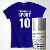 White ThermoFlex Sport HTV Heat Transfer Vinyl, For Open-Mesh Athletic