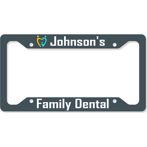 License Plate Frame - Original 4 Notch 6.5" x 12.25"